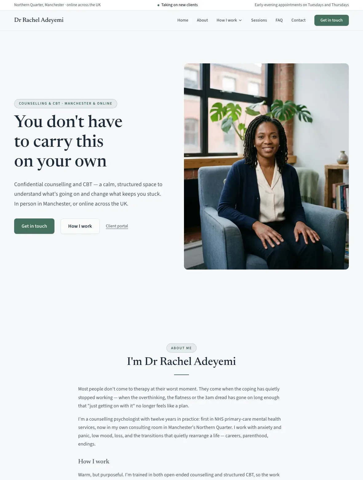 The Lucid template — homepage on desktop and mobile