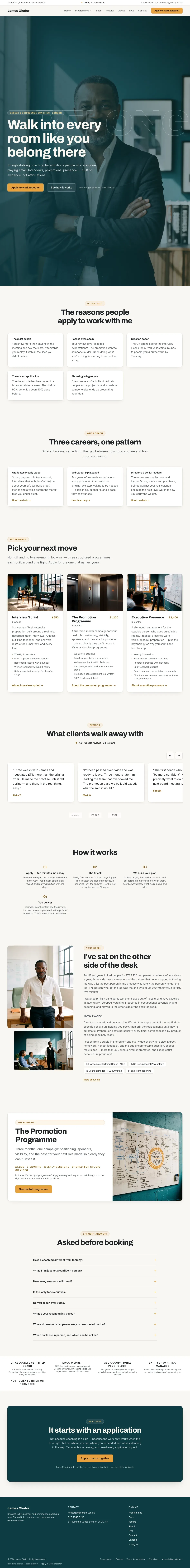 The full Stride homepage